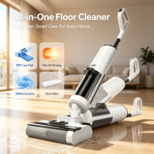 Wholesale Home Walk-Behind Electric Floor Scrubber Machine Portable <b>Cleaning</b> Washing <b>Mopping</b> Sweeper Scrubber Floor Care - Product Image 1