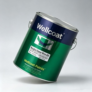 3.5 Ltr Wellcoat Maxigloss Alkyd Enamel <b>Paint</b> High Gloss <b>UV</b> Resistant For Outdoor Fences Gates And Railings - Product Image 1