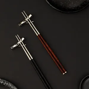 corporate gift cultural and creative Chopsticks Gift Set Wu Changshuo Series Wind Bamboo Business Gift Wooden Cross Wooden