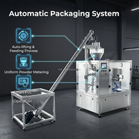 Machine d'emballage de sacs souple, remplisseuse automatique de sachets préformés à vis pour le remplissage et l'emballage de matériaux multi-étapes