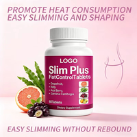Comprimés Slim Plus OEM de notre usine GMP : Formule aux herbes de pamplemousse, açaï, algues et Garcinia pour stimuler le métabolisme des graisses et favoriser la perte de poids