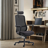 Ensemble de meubles de bureau à domicile chaise d'ordinateur de direction de luxe chaise d'ordinateur pivotante réglable chaise ergonomique de bureau de travail