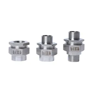 Stainless Steel Equal Male Thread Pipe Fitting High Pressure Hex Nipple BSP NPT Equal Hex Nipple