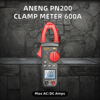 Multimeter Digital Akurasi Tinggi 600A AC/DC Pengukur Arus Voltmeter Kapasitansi Resistansi