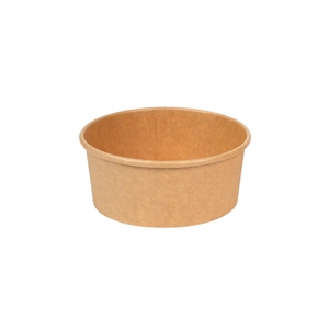 Tazón de Sopa Ecológico de Papel Kraft de 25 oz, Desechable, Biodegradable, Compostable, Redondo, para Restaurantes y Eventos - Product Image 1