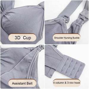 Vêtements de maternité respirants, sans coutures, écologiques, à col en V, avec bretelles réglables, style nordique, pour toutes les saisons - Product Image 6