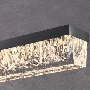 Ý cao cấp bàn ăn Mặt dây chuyền tối giản hiện đại thanh đảo dài dải nhà hàng sang trọng Đèn chùm Băng nứt - Product Image 4