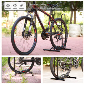 <span class=keywords><strong>Soporte</strong></span> de Estacionamiento para Bicicletas en Forma de L, Resistente y Estable, con Patas de Goma Antideslizantes, Diseño Desmontable para Bicicletas de 12-27.5 Pulgadas, para Hogar y Tienda - Product Image 6