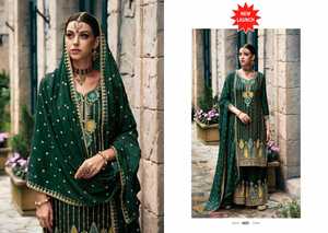 Ropa india y pakistaní Palazzo Kurti para mujer Material semicosido Sharara Palazzo Trajes disponibles a granel - Product Image 6