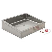 Bac à glace commercial pour la réfrigération des aliments, durable, à rétention de froid longue durée pour la présentation des aliments frais
