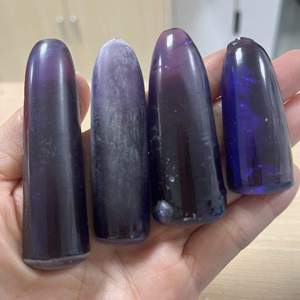 Piedra de Corindón Sintético de Primera Calidad de 1 kg, Rubí en Bruto con Cambio de Color y Forma Cilíndrica Uniforme para Arte de Tallado de Precisión - Product Image 5