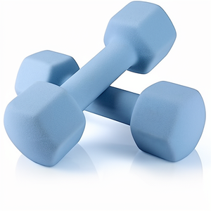 Haltères hexagonaux en caoutchouc durables, vente en gros d'usine, équipement de musculation pour la maison et les salles de sport commerciales - Product Image 1