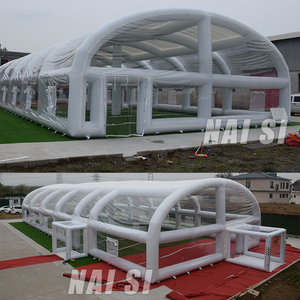 Dôme de structure supporté par l'<span class=keywords><strong>air</strong></span> pour piscine/tentes gonflables Dôme de piscine de grande taille transparent - Product Image 4