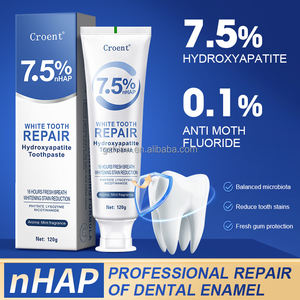 Dentifrice en Gros 120g Croent 7,5% Hydroxyapatite Rafraîchit l'Haleine Protège <span class=keywords><strong>les</strong></span> Gencives Soigne l'Émail Dentaire Blanchit <span class=keywords><strong>les</strong></span> <span class=keywords><strong>Dents</strong></span> - Product Image 6
