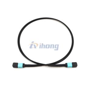 Centro de datos 5G Telcecom 400G 100G MPO 12f 24f <span class=keywords><strong>OM3</strong></span>/<span class=keywords><strong>300</strong></span> OM4 MPO conjunto de cable de conexión con arranque de ajuste de 360 grados - Product Image 5