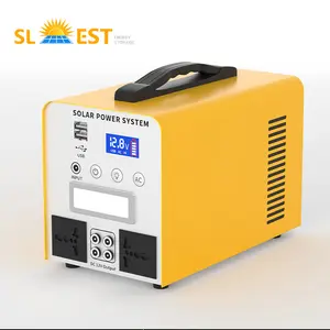 Penyimpanan Energi Luar Ruangan Baterai Lithium Pak Power Station 500 Watt Solar Power Generator 500 W Portable Power Supply