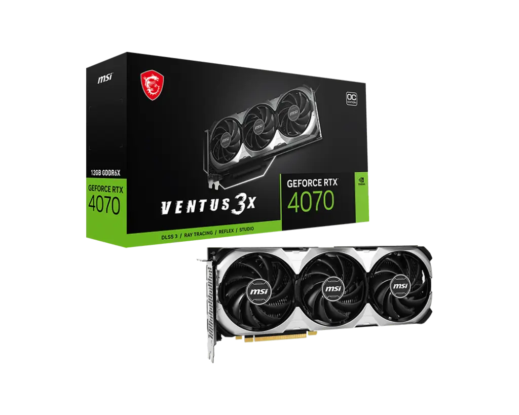 100% originale M-s-i GeForce RTX 4070 VENTUS 3X 12G OC gaming desktop più recente 4070 GPU scheda grafica