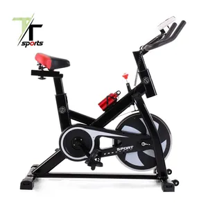 TTSPORTS Exercise Bike Indoor Cycling Bicycle Stationary Bikes Cardio Workout Machine Upright Bike Belt Drive Home Gym