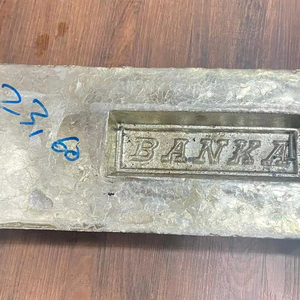 Lingote de Estaño de Alta Pureza Sn 99.99 Por Ciento, Estándar LME, Origen Banka, Estaño Metálico Sin Aleación para Soldadura, Plateado, Industria Alimentaria y de Latas - Product Image 5