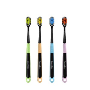 Cepillo de dientes OralGos para hombre, cerdas de dureza media para limpieza dental, uso adulto - Product Image 5