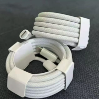 Câble de charge rapide USB-C 60W de haute qualité pour iPhone 15 16 Pro Max, avec gaine en nylon et blindage tressé, compatible IP15