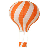 Lanterne de nouvel an en papier à rayures colorées, fabricants de ballons à Air chaud, vente en gros, décoration de fête de mariage, Cage en papier