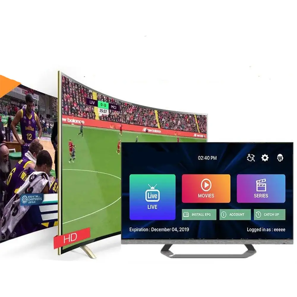 Stable IPTV Provide Sports Channel Xtream Code Iptv subscription 12 months for Android TV 4k reseller panel