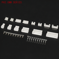 Cavi terminali a doppia/monopunta PH 2.0mm, cavi di collegamento per connettori 2P/3P/5P/9P, cavi rossi/neri, 24/20/22/26 AWG