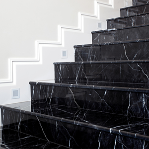 Escalera Recta <span class=keywords><strong>de</strong></span> Lujo <span class=keywords><strong>de</strong></span> Alta Gama con Diseño Moderno, Peldaños <span class=keywords><strong>de</strong></span> Mármol y Piedra <span class=keywords><strong>de</strong></span> Cuarzo <span class=keywords><strong>para</strong></span> el Hogar, Escalera <span class=keywords><strong>de</strong></span> Dos Pisos - Product Image 5
