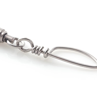 Bearing Swivel + Competition Pin Figure-Eight Swivel + Swivel Hook Aksesoris Pancing Konektor Perlengkapan Model WLL