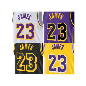 2025 новая сшитая баскетбольная майка Los Angeles 23 James - Product Image 1