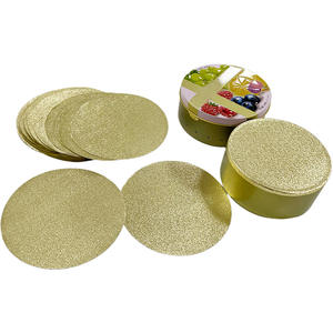 Film d'étanchéité en aluminium personnalisé pour boîte de thé en fer blanc - Or, composite PP, thermoscellable - Product Image 2