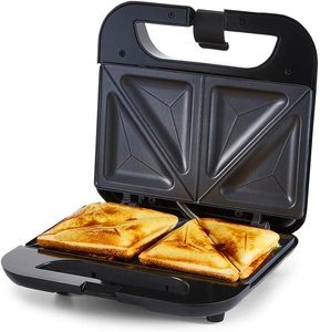 Grille-pain électrique antiadhésif 4 tranches pour sandwichs triangulaires, idéal pour la maison - Meilleures ventes - Product Image 1