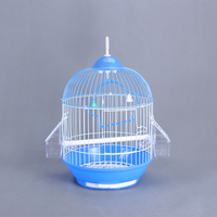 Volière Circulaire Légère et Portable, Version Couleurs Assorties, pour Perroquets et Autres Oiseaux d'Intérieur, Cage pour Animaux de Compagnie