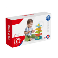 Jeu éducatif, piste colorée, boule roulante, pont arc-en-ciel, piste, bloc de construction, course, piste à billes