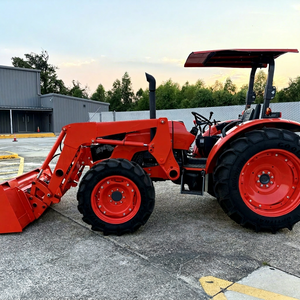 Tracteur Kubota M7060 70 CV à transmission par engrenages, tracteur utilitaire agricole avec pelle frontale pour travaux sur le terrain et en cour - Product Image 1