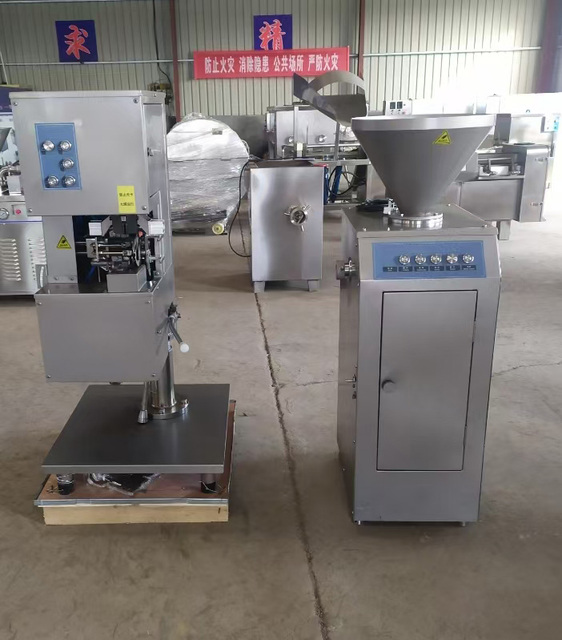 Fully Automatic Tying Machine Sausage Filling Machine Pneumatic Stuffer Machine