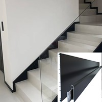 Plinthe Moderne en Aluminium Durable, Lignes Décoratives, Anti-poussière, Facile à Installer