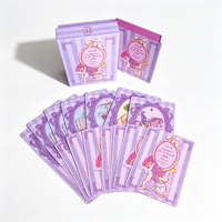 Cartes de jeu en papier personnalisées en gros, cartes de tarot violettes personnalisées, cartes de tarot imprimées sur mesure