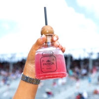 375ML en plastique Tequila Patron bouteille Cocktail potable Patron avec arc-en-ciel couleur liège réutilisable en plastique Tequila Don Julio Cup