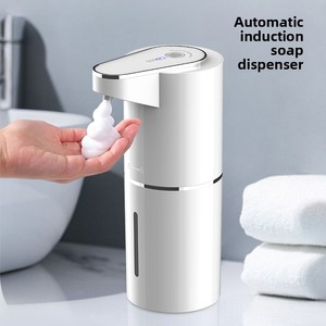 Distributeur de savon liquide intelligent rechargeable par USB en ABS, distributeur automatique de savon pour les mains, machine à laver les mains électrique pour salle de bain, cuisine, hôtel, voiture - Product Image 1