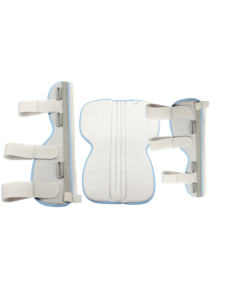 Inmovilizador de Rodilla Ajustable de Tres Paneles con 6 Correas, Soporte de Fijación Postoperatoria, Férula Ortopédica para Rodilla - Product Image 2