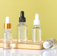 Großhandel 5ml Essenz-Tropfflasche Bernsteinfarbene Euro-Glasflaschen für Gesichtscreme mit Pipette auf Lager