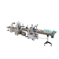 FillinMachine liquide remplissage bouchage vis couvercle aluminium feuille d'étanchéité autocollant étiquette codage machine de remplissage ligne de production
