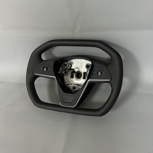 พวงมาลัย Cybertruck Yoke Volant สำหรับรถยนต์ <span class=keywords><strong>Tesla</strong></span> <span class=keywords><strong>Model</strong></span> <span class=keywords><strong>3</strong></span> และ <span class=keywords><strong>Model</strong></span> Y ปี 2019 2020 <span class=keywords><strong>2021</strong></span> <span class=keywords><strong>2022</strong></span> 2023 2024 - Product Image 2