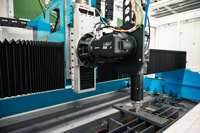Mesin Pemotong Laser Gantry CNCColgar 40kW dengan Kepala Bevel Putar Sumbu A/B untuk Plat Baja 4-12m Bersertifikasi CE