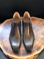 Cie MA04 Bottines Cheville en Cuir Personnalisées à Semelle Extérieure pour Homme, Classiques Faites à la Main avec Couture Blake