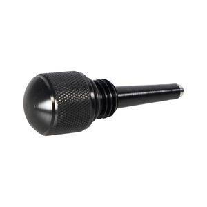 Diesel Engine Part Oil Dipstick 7.6cm Black And Silver Aluminum For <b>Generator</b> 55201 - Product Image 2
