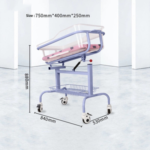 Letto neonato ospedale con materiale ABS medico parto caldo per bambini 3 anni di garanzia per la biancheria da letto ospedale - Product Image 2