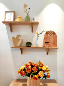 Custom Floating Shelves Wooden Wall Shelf for <strong>Rustic</strong> Decor Hanging Display <strong>Shelving</strong> for Bedroom - Product Image 2